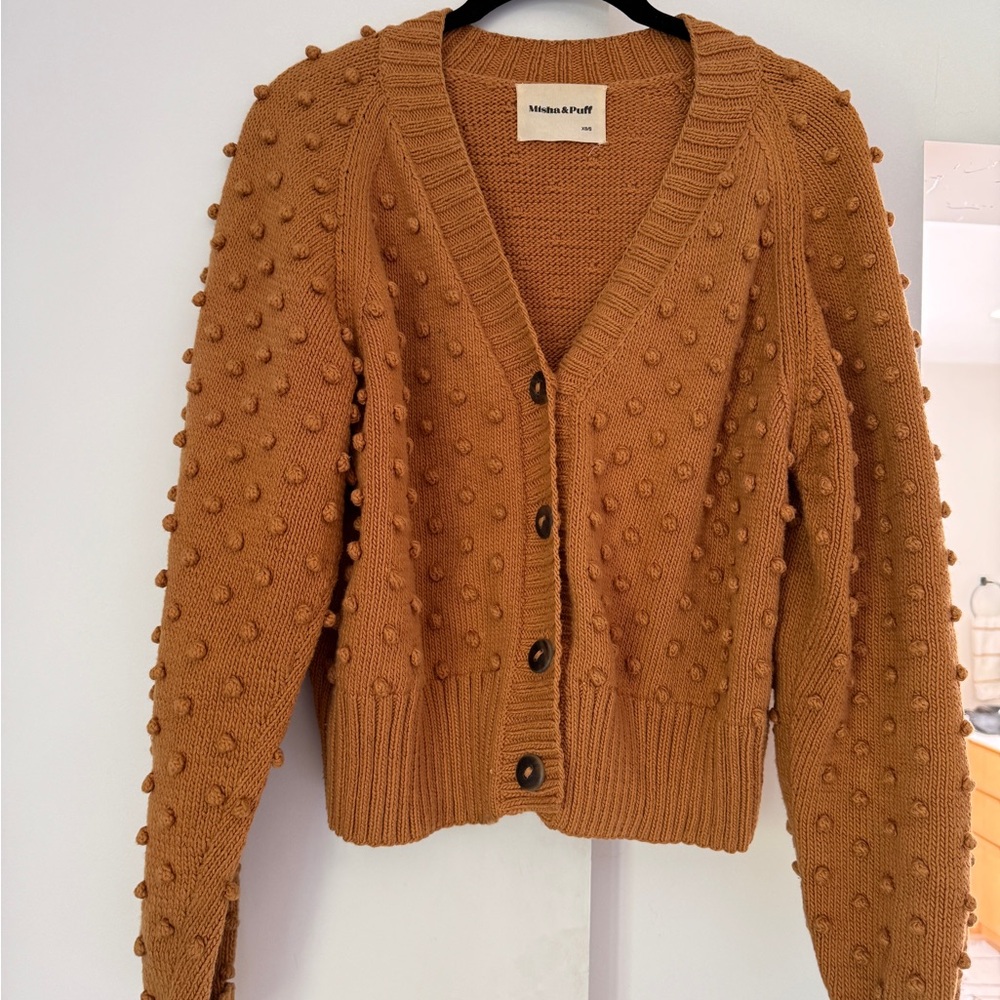 Misha & Puff popcorn women’s sweater XS/S in Caramel